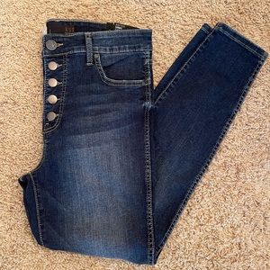Kut From The Kloth High Rise Connie Fab Ab Ankle Skinny Size 6 NWT